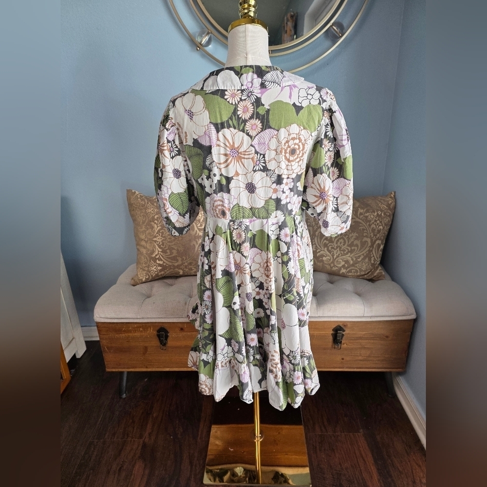 Maje Floral Rafleur Mini Dress - Picture 4 of 7